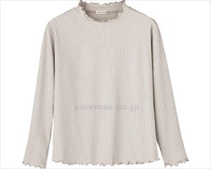 フリル2枚衿Tシャツ / 89324-43 LL シルバーグレー(cm-403866)【販売単位:1】