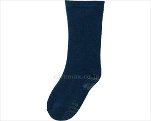 ゴムなしすべり止め付あったか裏起毛パイルソックス / 89465-01　ネイビー(cm-413342)【販売単位:1】
