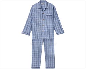 大きめボタンパジャマ / 89806-04　S　ブルー(cm-414828)【販売単位:1】