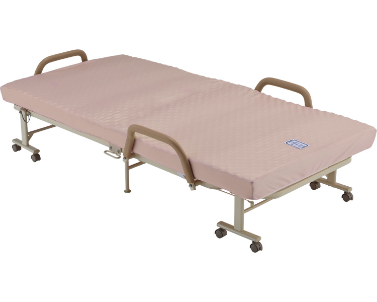 【※法人・施設限定・送料別途】(B0749)収納式リクライニングベッド / AX-BG570pkS ピンク(cm-429382)【販売単位:1】