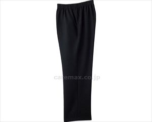 縦のびストレートパンツ / 89210-45 3L ブラック(cm-481093)【販売単位:1】