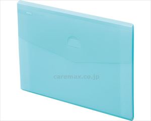 【※法人・施設限定・送料別途】soeru　スリムドキュメントファイル（ヨコ型） / A8700-14　アイスブルー(cm-484253)【販売単位:1】