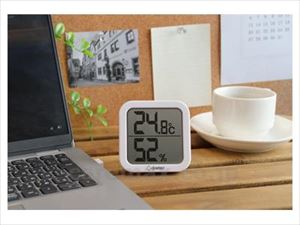 デジタル温湿度計 クラル / O-414WT(cm-485446)【販売単位:12】