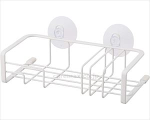 【※法人・施設限定・送料別途】ファビエ ボトル＆スポンジホルダー / ホワイト(cm-485709)【販売単位:12】
