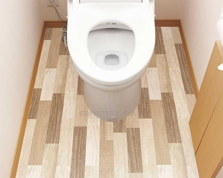 防水トイレ模様替えシート　トイレ全面用 / KSBKT-04　ブラウン(cm-485881)【販売単位:1】
