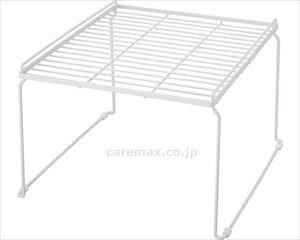 【※法人・施設限定・送料別途】ファビエ スタッキングラックL / ホワイト(cm-486153)【販売単位:12】