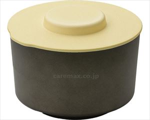 【※法人・施設限定・送料別途】ランチポット深 陶器風セット / BE/GR 中容器付き(cm-486359)【販売単位:5】