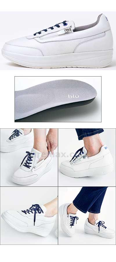 blu(ブリュー)　アネモネ / ホワイト　22.0cm(cm-486630)【販売単位:1】