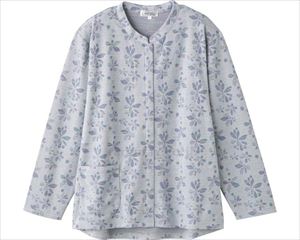前開きあったかTシャツ / 820320-23　LL　ブルー(cm-488805)【販売単位:1】