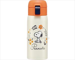 【※法人・施設限定・送料別途】ステンレスワンタッチマグボトル 350mL / STOT3 SNOOPY(cm-491064)【販売単位:1】