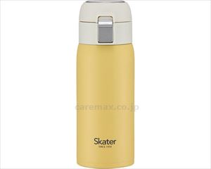 【※法人・施設限定・送料別途】ステンレスワンタッチマグボトル 350mL / STOT3 くすみイエロー(cm-491070)【販売単位:1】