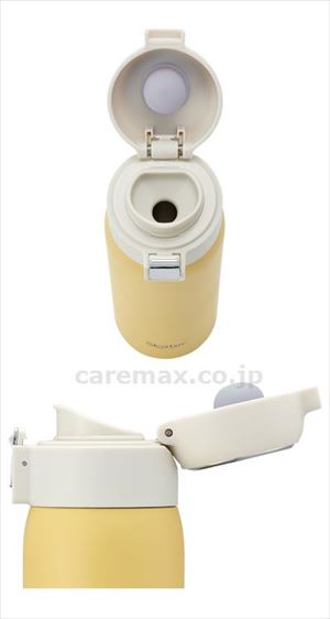 【※法人・施設限定・送料別途】ステンレスワンタッチマグボトル 480mL / STOT5 くすみイエロー(cm-491083)【販売単位:1】