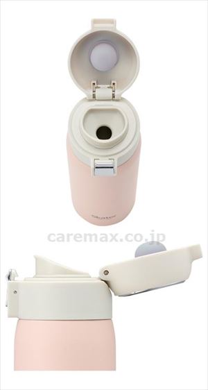 【※法人・施設限定・送料別途】ステンレスワンタッチマグボトル 480mL / STOT5 くすみピンク(cm-491085)【販売単位:1】