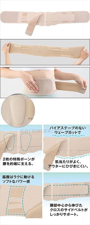【※取り寄せ・送料別途】お医者さんの腰サポーター　ピタ肌 / AP-437819　L～LL(cm-491895)【販売単位:1】
