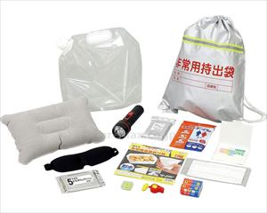 【※法人・施設限定・送料別途】簡易防災セット 15点 / 52157(cm-493093)【販売単位:1】