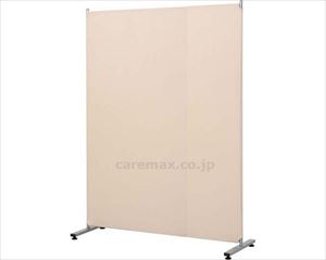 【※法人・施設限定・送料別途】簡易パーティション 幅120×高さ160cm / PTS-1612BE ベージュ(cm-493807)【販売単位:1】