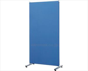【※法人・施設限定・送料別途】簡易パーティション 幅80×高さ160cm / PTS-1680B ブルー(cm-493822)【販売単位:1】