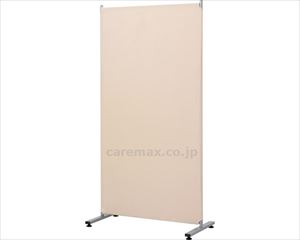 【※法人・施設限定・送料別途】簡易パーティション 幅80×高さ160cm / PTS-1680BE ベージュ(cm-493824)【販売単位:1】