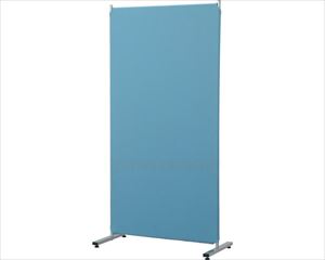 【※法人・施設限定・送料別途】簡易パーティション 幅80×高さ160cm / PTS-1680LB ライトブルー(cm-493825)【販売単位:1】