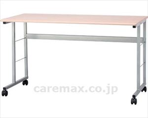 【※法人・施設限定・送料別途】キャスターデスク 幅120×高さ60cm / HEC-1260NM 木目(cm-494027)【販売単位:1】
