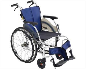 【※法人・施設限定・送料別途】カルッタSG自走型 標準 CRT-SG-1 / 座幅40 紺（A-16）(cm-494051)【販売単位:1】