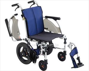 【※法人・施設限定・送料別途】カルッタSG介助型 多機能 CRT-SG-4 / 座幅40 紺（A-16）(cm-494054)【販売単位:1】