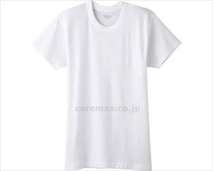 【※取り寄せ・送料別途】快適工房 半袖丸首 / KQ5014 ホワイト M(cm-494062)【販売単位:1】