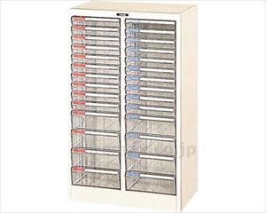 【※法人・施設限定・送料別途】フロアーケース A4 浅型10段 深型4段 / A4-28P アイボリー(cm-494352)【販売単位:1】