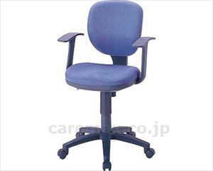 【※法人・施設限定・送料別途】OAチェア肘有ロッキング付 / CGN-202B ブルー(cm-494628)【販売単位:1】