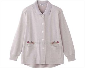 ワンタッチテープポロカーディ / 820606-04 S モカ(cm-495020)【販売単位:1】