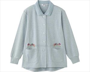 ワンタッチテープポロカーディ / 820606-11 M～L グリーン(cm-495024)【販売単位:1】