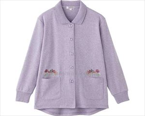 ワンタッチテープポロカーディ / 820606-41 M～L パープル(cm-495033)【販売単位:1】