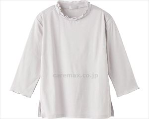 7分袖メローネックTシャツ / 38031-64 S グレージュ(cm-495223)【販売単位:1】