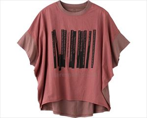 カット切替ビックTブラウス / 820701-21 M ワイン(cm-495349)【販売単位:1】