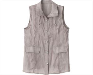 マルチストライプベスト / 820753-11 M ブラウン(cm-495711)【販売単位:1】