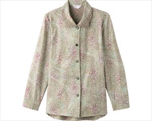 ワンタッチテープ後ろ長めブラウス / 820582-02 L ベージュ(cm-495758)【販売単位:1】