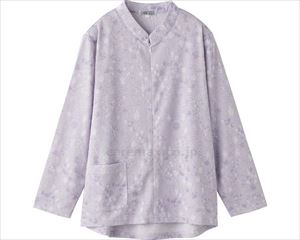 ロングファスナーTシャツ / 820598-43 LL パープル(cm-496001)【販売単位:1】