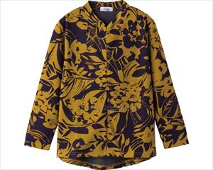 ロングファスナーTシャツ / 820594-11 M～L イエロー(cm-496018)【販売単位:1】