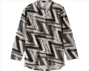 前開きTシャツ / 820588-01 M～L ベージュ(cm-496023)【販売単位:1】
