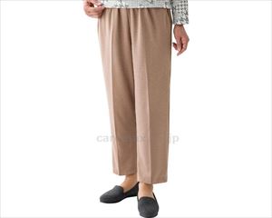 おしりスルッとカチオンライトパンツ / 89880-31 股下55cm M ベージュ(cm-496083)【販売単位:1】