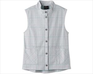 斜め釦ホールベスト / 820650-21 M ミント系(cm-496322)【販売単位:1】