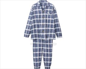 大きめボタンパジャマ / 800199-06 4L ブルー(cm-497414)【販売単位:1】