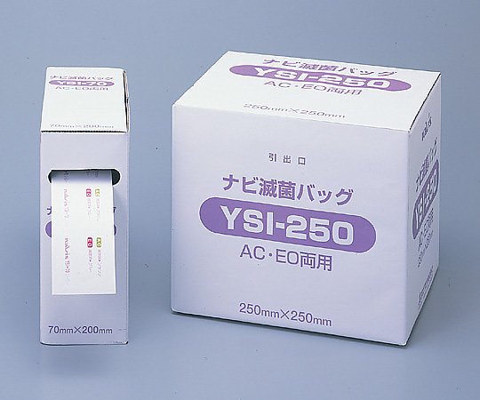 0-1678-02 ナビ滅菌ロールバッグ 100mm×200m YSI-100ナビス(アズワン)