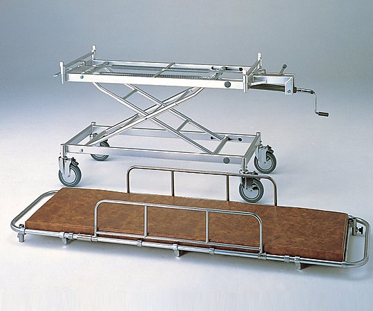 0-3189-02 軽量ストレッチャー トータルロック式 担架着脱式 AL-TUD-3>