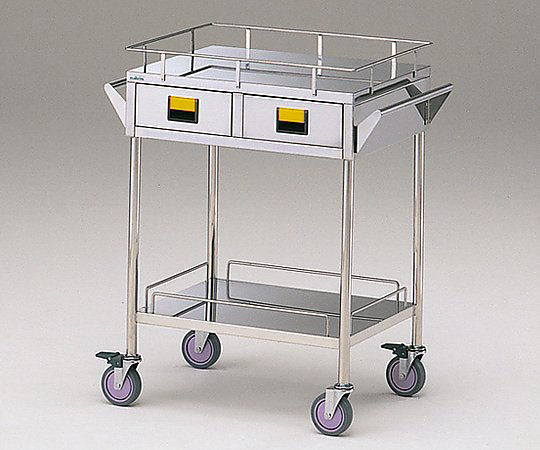 0-3441-03 カラフルカート 2段-黄 600×450×855mm K2S-Yナビス(アズワン) 0-3441-03 カラフルカート 2段-黄 600×450×855mm K2S-Yナビス(アズワン)