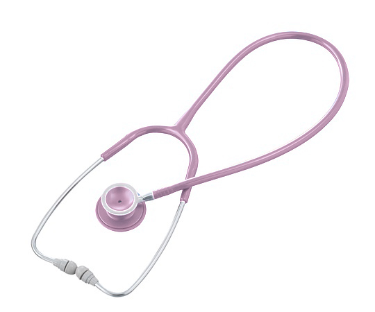 0-4076-25 聴診器[ナーシングフォネット No.126Ⅱ] ダブル (ライラック) 0126B105ケンツメディコ