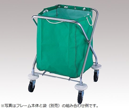 0-5564-02 ランドリーカート用袋防水ビニル120L黄 ナビス(アズワン)