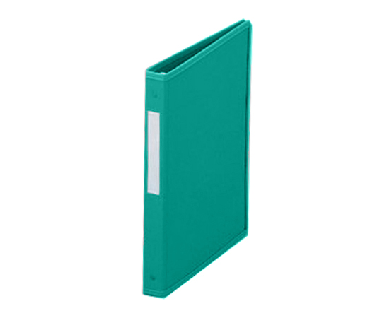 0-5624-01 カルテブック 平テコ型・2穴 グリーン 背幅20mm NS-420-2