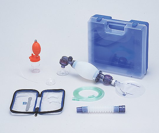 【法人・施設限定】0-5663-13 救急用人工蘇生ケース 新生児用 1.6kg ICRW-HAブルークロス