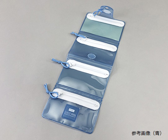 0-6079-01 お薬ケース 85×125×20mm(青) HM501(青)